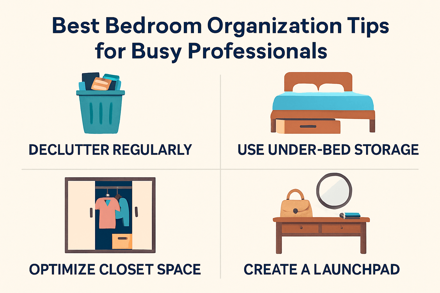Best Bedroom Organization Tips for Busy Professionals