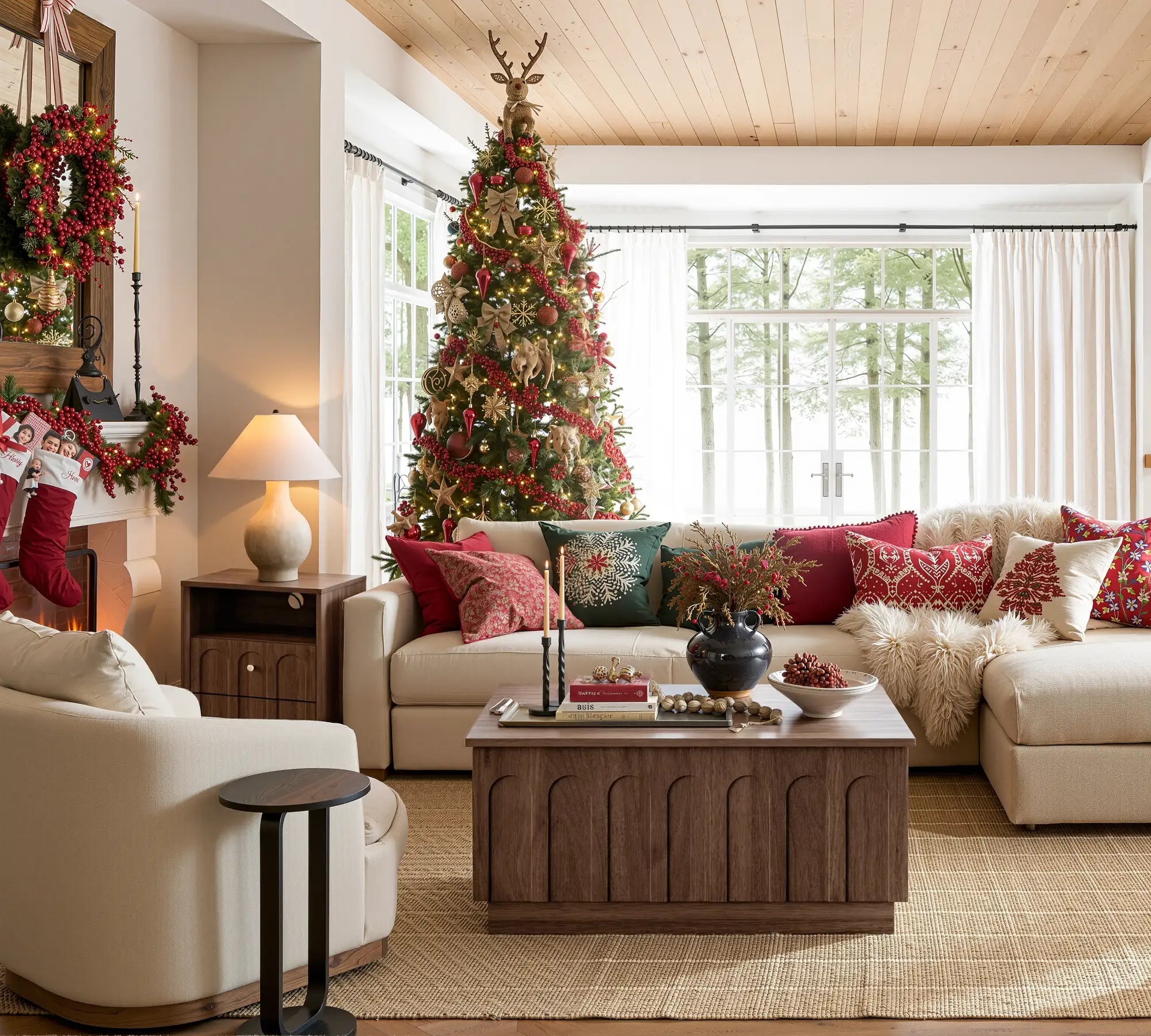 🎄 How to Style Your FORTUNETEC Dresser for a Cozy Christmas Corner - FORTUNETEC