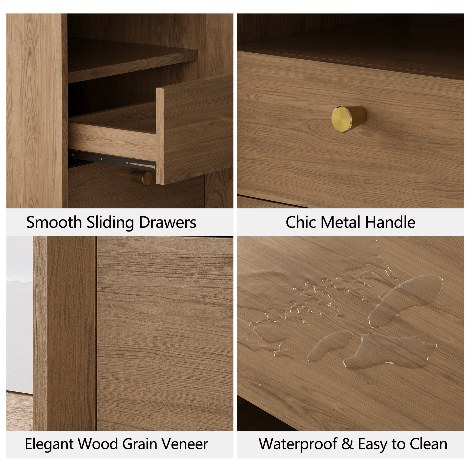 Mid-Century Modern Beveled Nightstand in Walnut WoodDiscover the Mid-Century Modern Beveled Nightstand in Walnut Wood, a blend of timeless style and practicality for your bedroom.